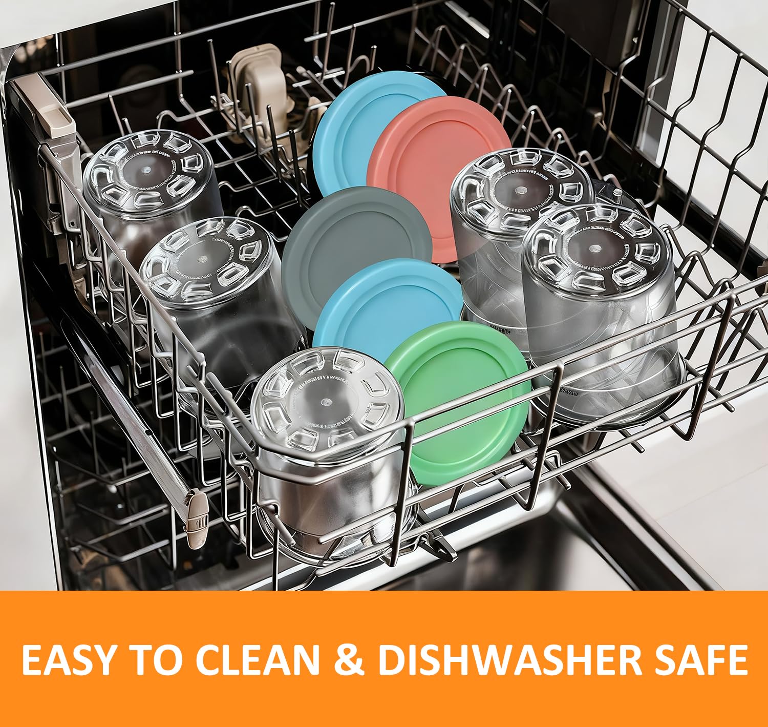 Kangbo Ninja Creami pints are top-rack dishwasher safe for easy cleanup