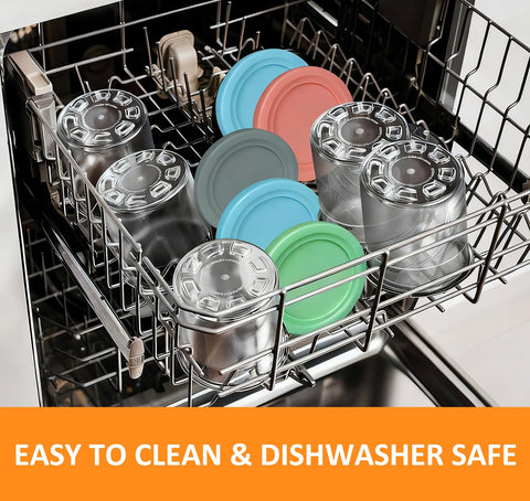 Kangbo Ninja Creami pints are top-rack dishwasher safe for easy cleanup