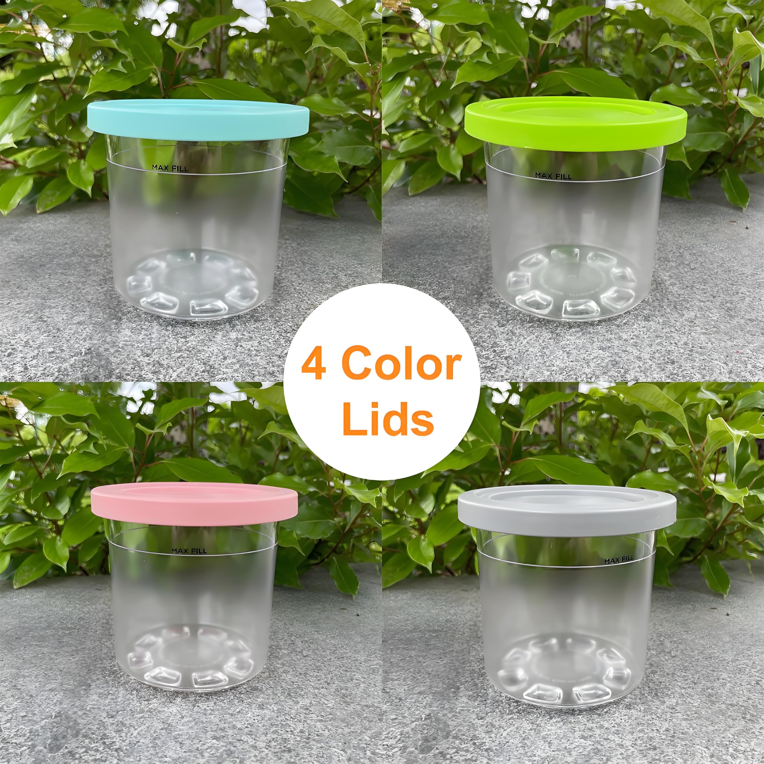 Kangbo durable pint containers resist cracking during freezing