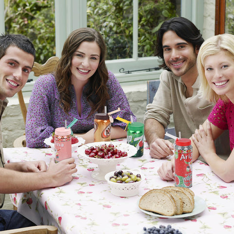 KangNa 4-pack can lids ideal for camping, parties, and home use
