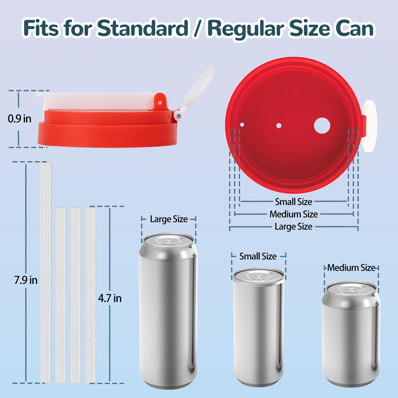KangNa BPA-free silicone straws included for easy sipping across sizes