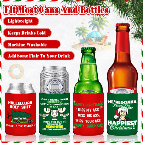 Kanmeii Griswold family christmas cooler sleeve brings nostalgic movie vibe to gatherings.