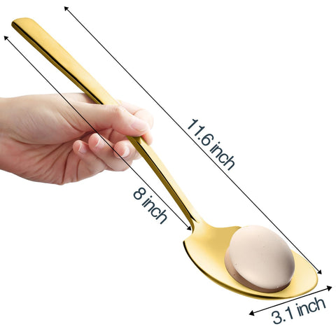 Kannei tec stainless steel spoons 18/10 with mirror finish for everyday elegance.