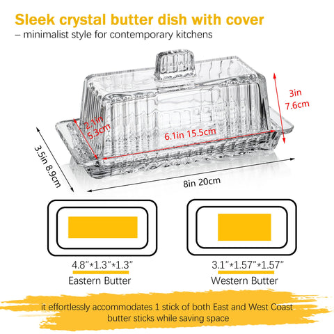 kanpura butter keeper fits 1 stick of East or West Coast butter