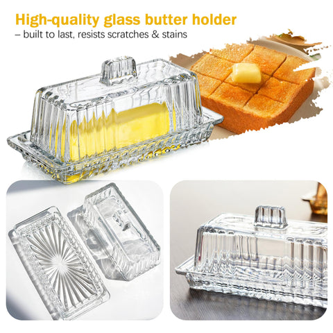 kanpura butter dish doubles as a small snack or cheese keeper