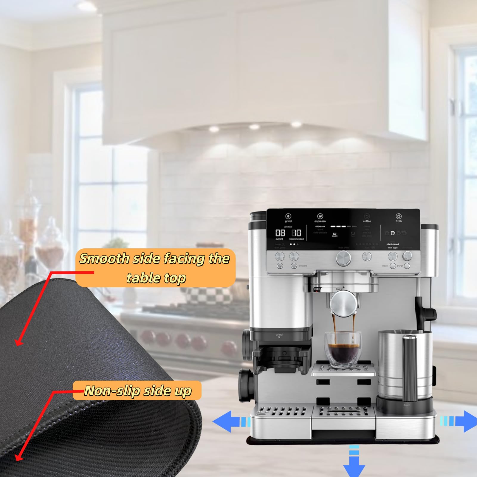 KANSHENDH-US Ninja Luxe Cafe sliding pad compatible with ES601/ES701