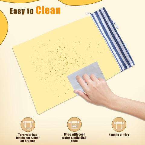 Kanuoc easy-clean bread bag for quick after-bake cleanup.