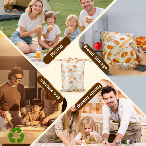 Kanuoc bread storage keeps bread organized and ready to use.