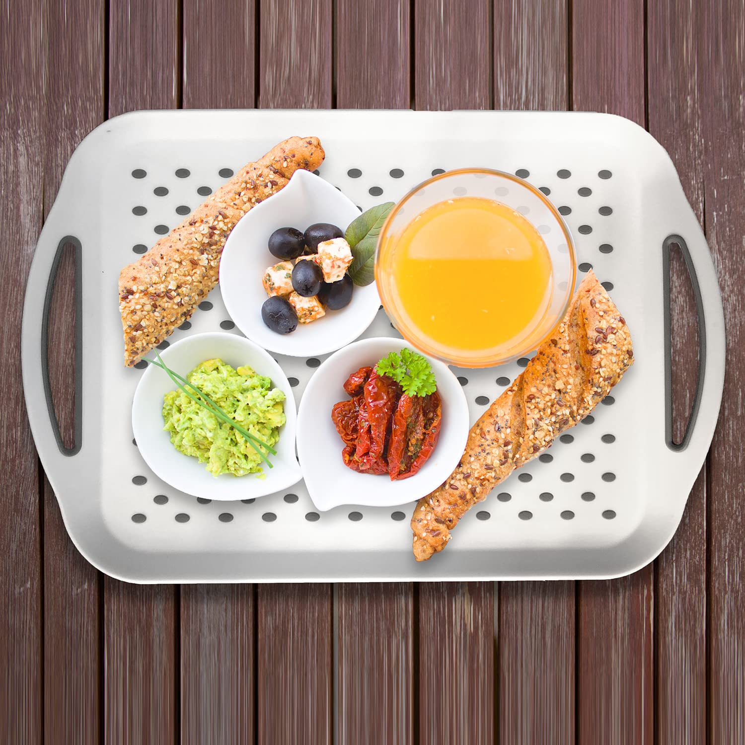 KAQAHIDO easy-stackable design saves kitchen storage space