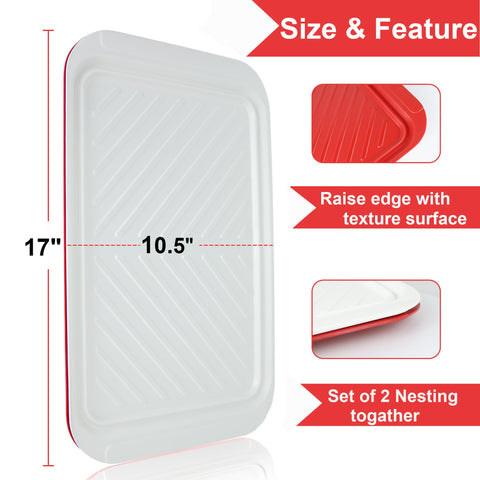 KAQAHIDO grilling trays showcasing finished food for serving
