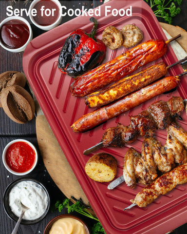 KAQAHIDO nesting trays saving space after grilling