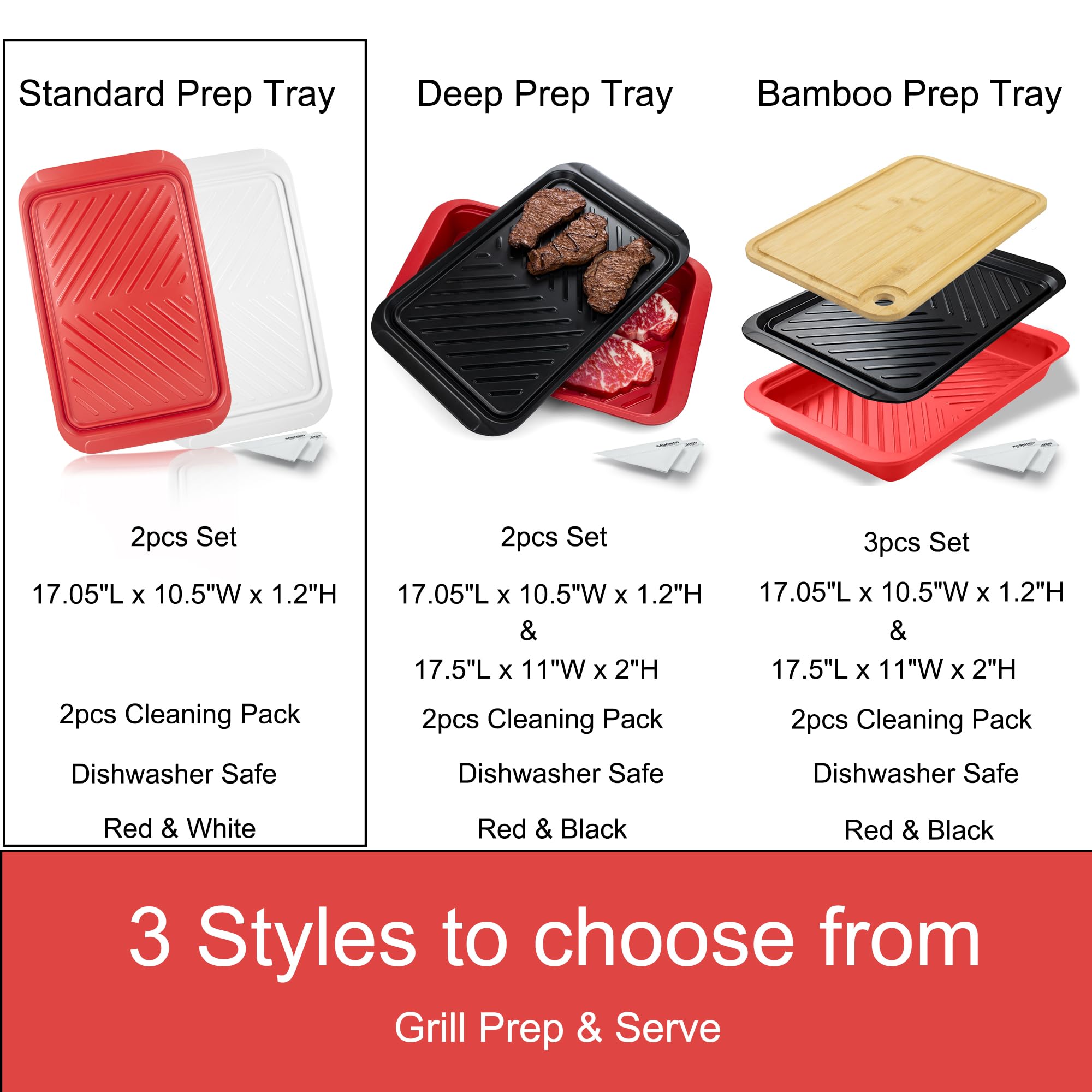 KAQAHIDO BPA-free melamine construction for safe, durable use