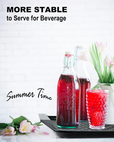 KAQAHIDO 2-pack portable tray ideal for picnics or porch meals.