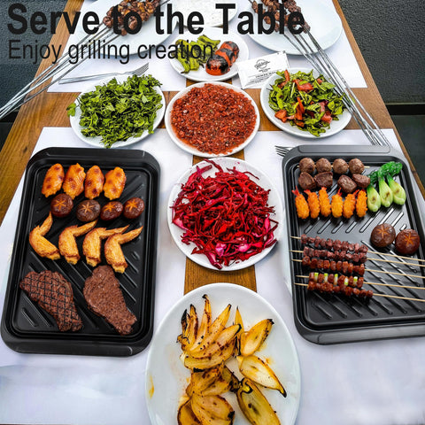 KAQAHIDO two-tray set for prep and serving