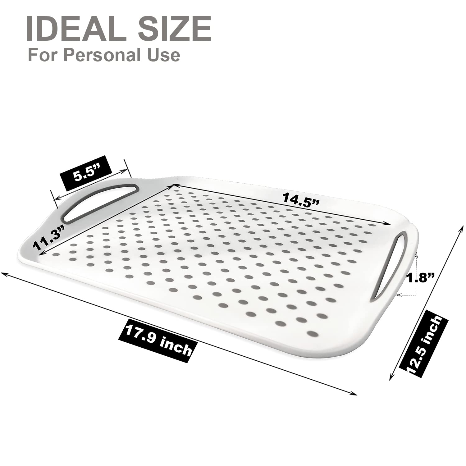 KAQAHIDO waved bottom grip prevents sliding during meals