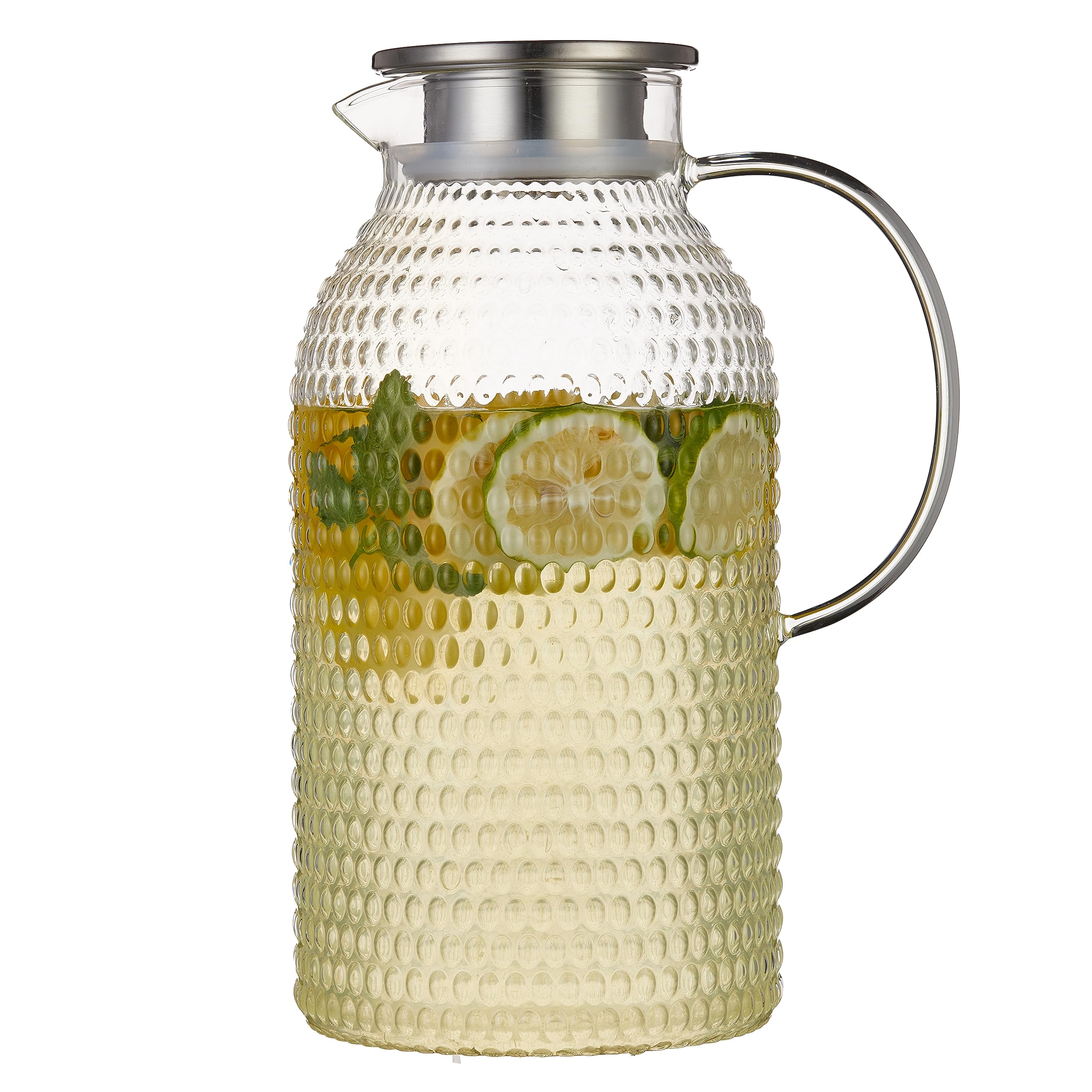 Karafu 100oz-capacity pitcher ready for family servings.