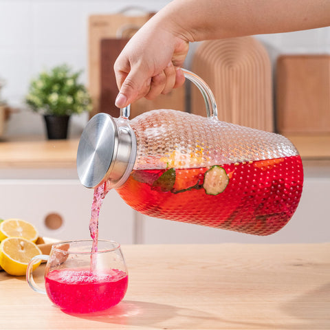 Karafu juice-tea-pour ideal for iced tea and juice.