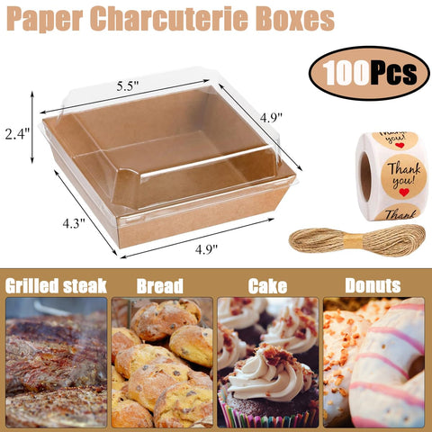 Karasmay charcuterie box with white lid, ideal for organized daily lunches.