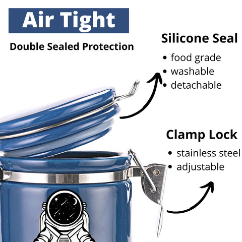 KARCOOL ceramic body feels durable and premium for indoor storage.