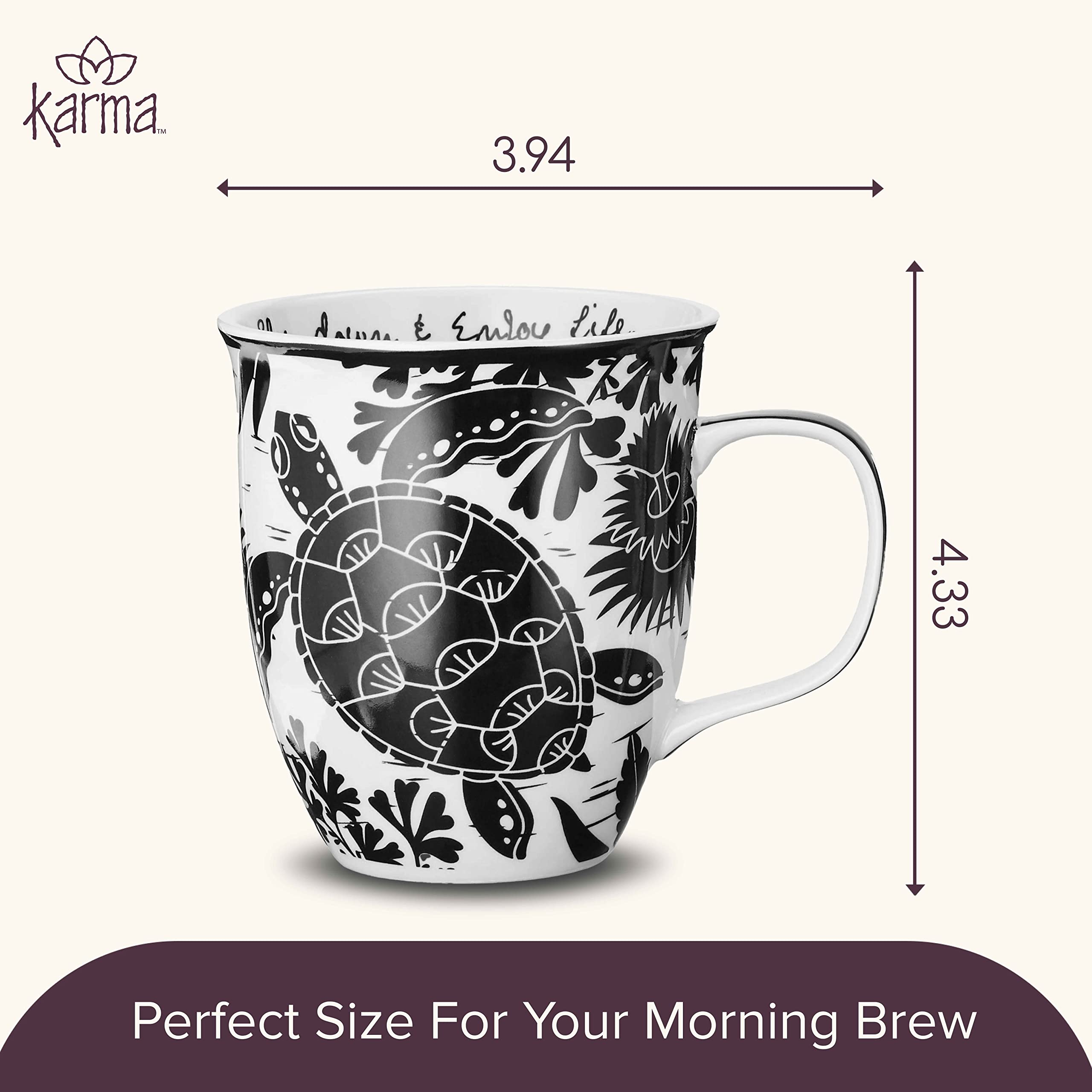 Karma Exclusive Gift Sea Turtle Mug ideal for gifts and collections.