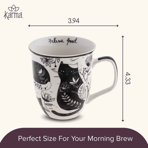 Karma Gifts Boho Mug ideal for daily use in kitchen or office.