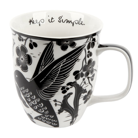 Karma Gifts boho mug with hummingbird artwork elevates daily coffee rituals
