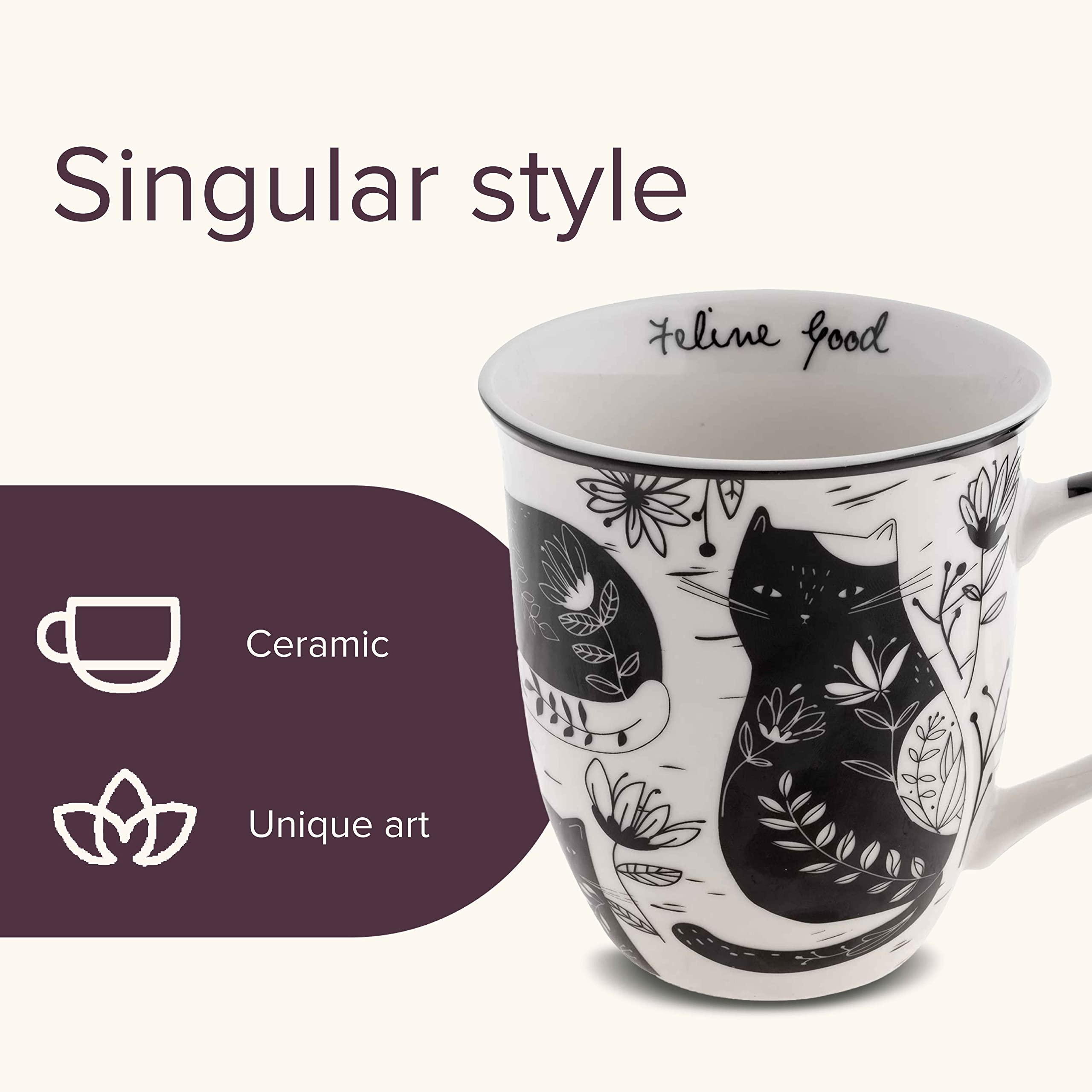 Karma Gifts Boho Mug illustration artwork highlighting unique prints for gifting.