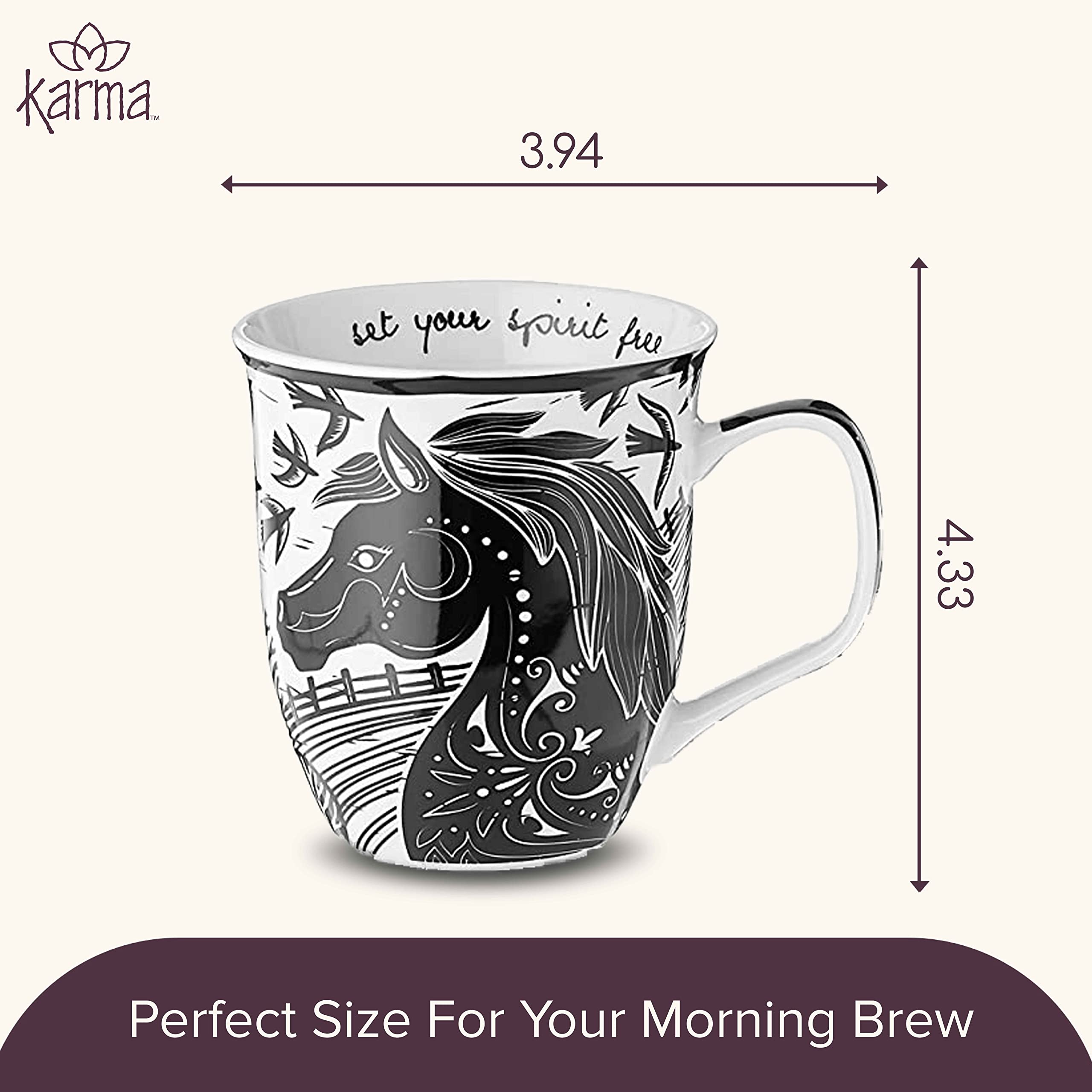 Karma Gifts nature-inspired mug collection for calm moments.