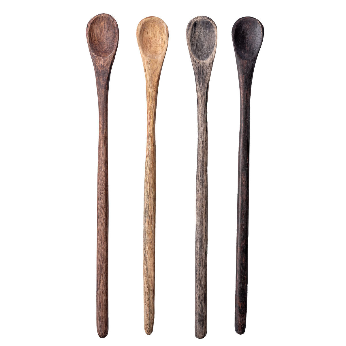Karma long-handle tasting spoons set of four for stirring and tasting without scratching cookware.