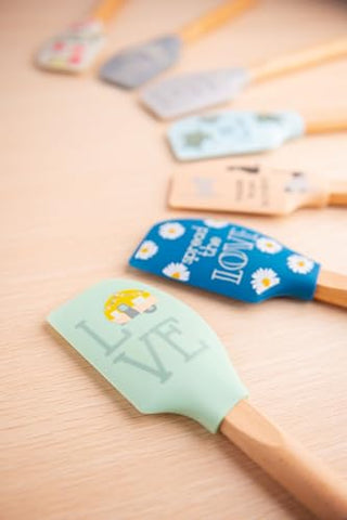 Karma silicone spatula, modern farmhouse design, ideal for cooking and baking.