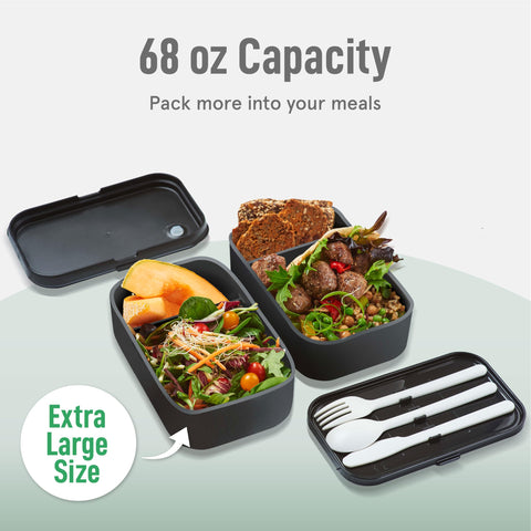 KARRICO leak-proof lids keep lunch contents secure during transit