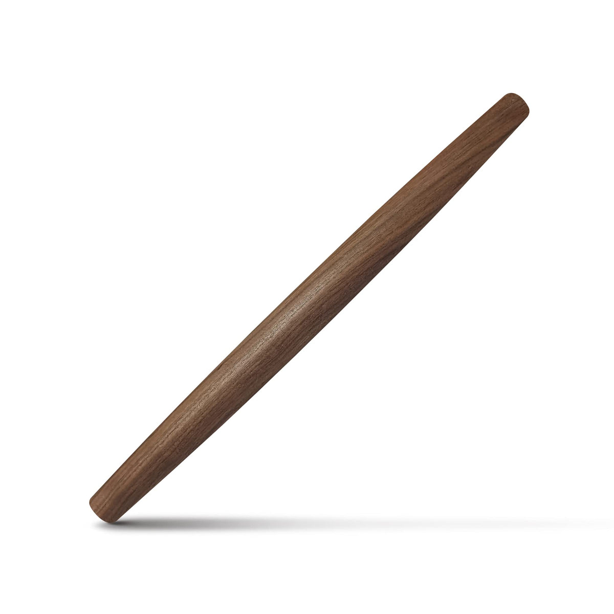 KARRYOUNG French rolling pin 17in walnut wood (french-rolling-pin-17in-walnut-wood) for even dough.
