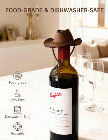 KARUNO silicone stopper fits most bottles with quick, leak-resistant sealing.