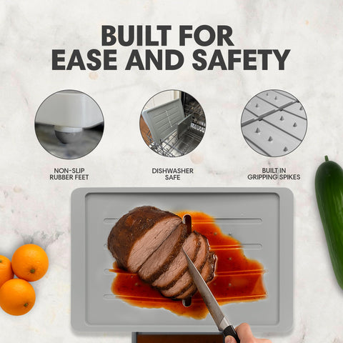 Karving King dishwasher-safe design simplifies cleanup after busy meal prep