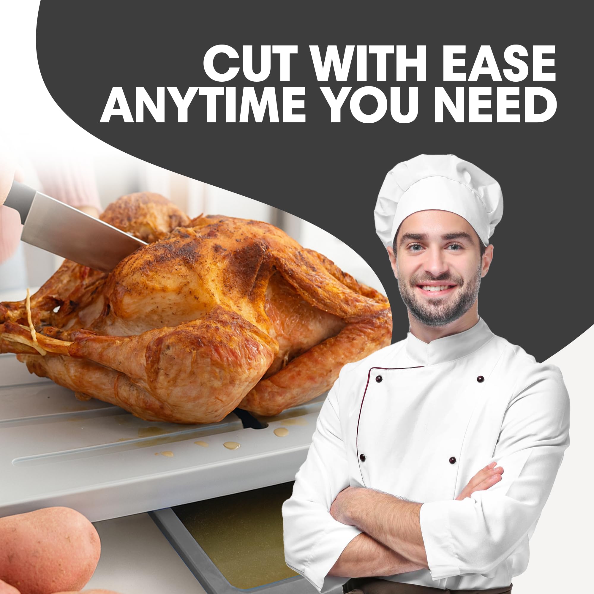 Karving King BPA-free board suitable for busy home cooks