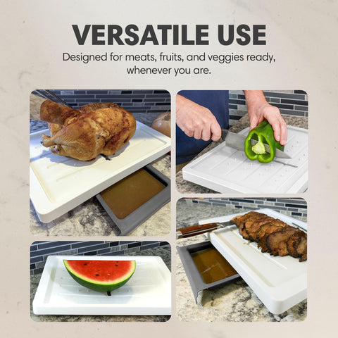 Karving King removable cutting surface for versatile cleaning and storage