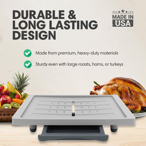 Karving King stable non-slip feet keep board steady during use