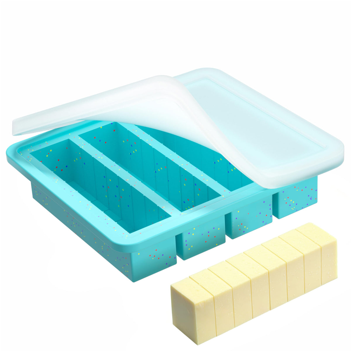 KASHME butter mold with stainless steel frame for stable, mess-free shaping.