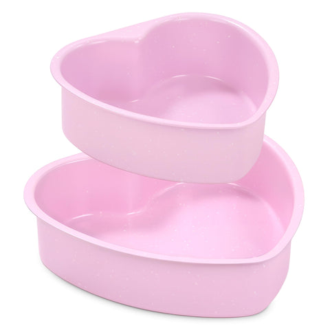 KASHME heart pans 6-inch for quick romantic desserts, perfect for two.