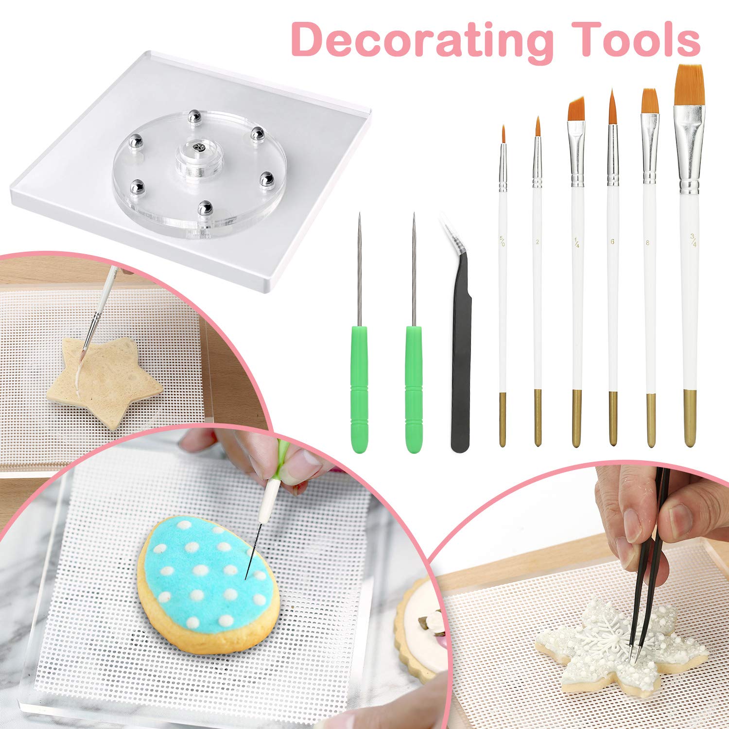Kasmoire piping and decorating tips for precise designs
