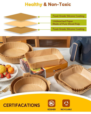 Katbite liner high rim design keeps food contained during cooking