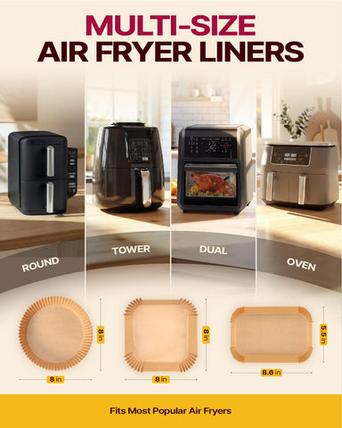 Katbite 5–8 qt fit liners simplify selection and use.