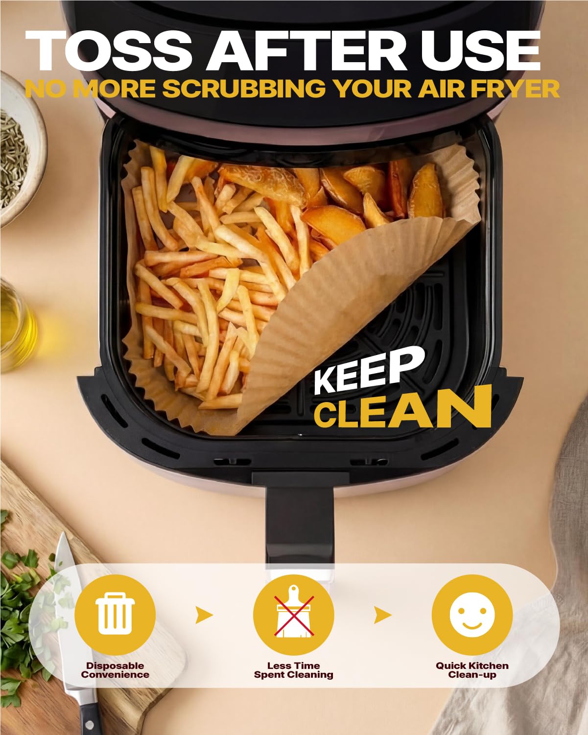 Katbite easy-cleanup liners lift out with no mess.