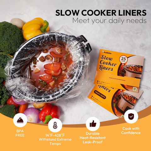 Katbite heat-safe liners up to 428°F with no flavor transfer.