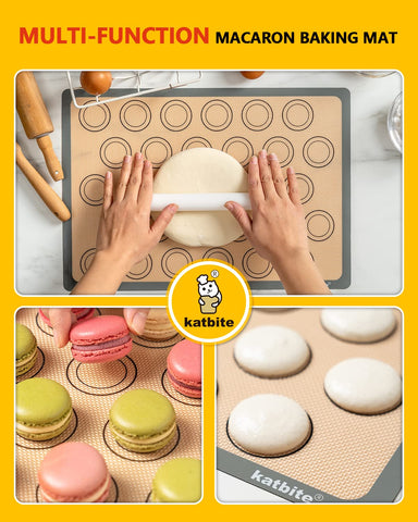 Katbite piping tips set of 6 for precise macarons decorating