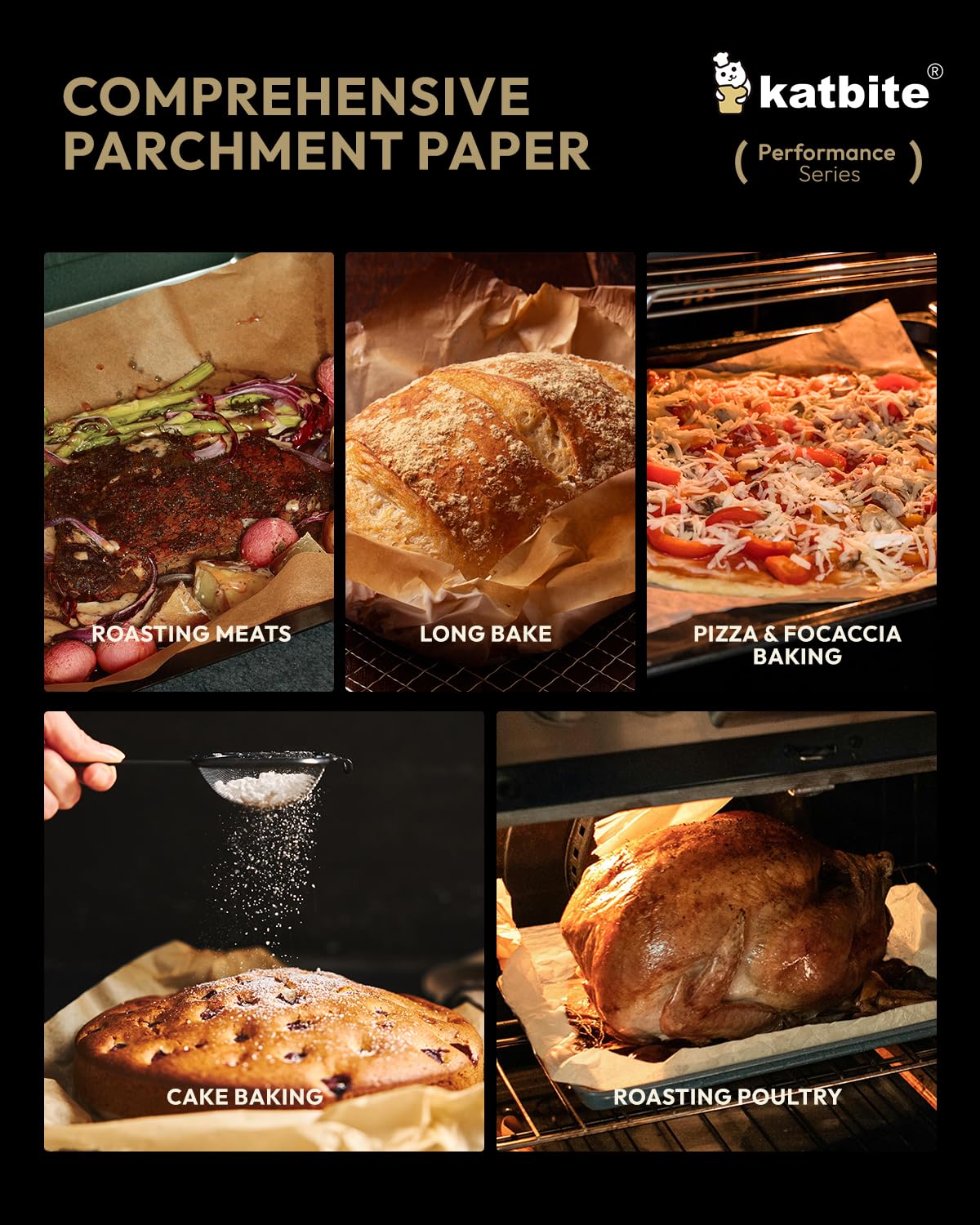 Katbite professional baking collection supports reliable non-stick results.