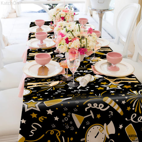 KatchOn waterproof, spill-proof tablecloth helps minimize stains during celebrations