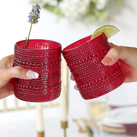 Kate Aspen 10oz lowball glasses ideal for bourbon or mocktails.