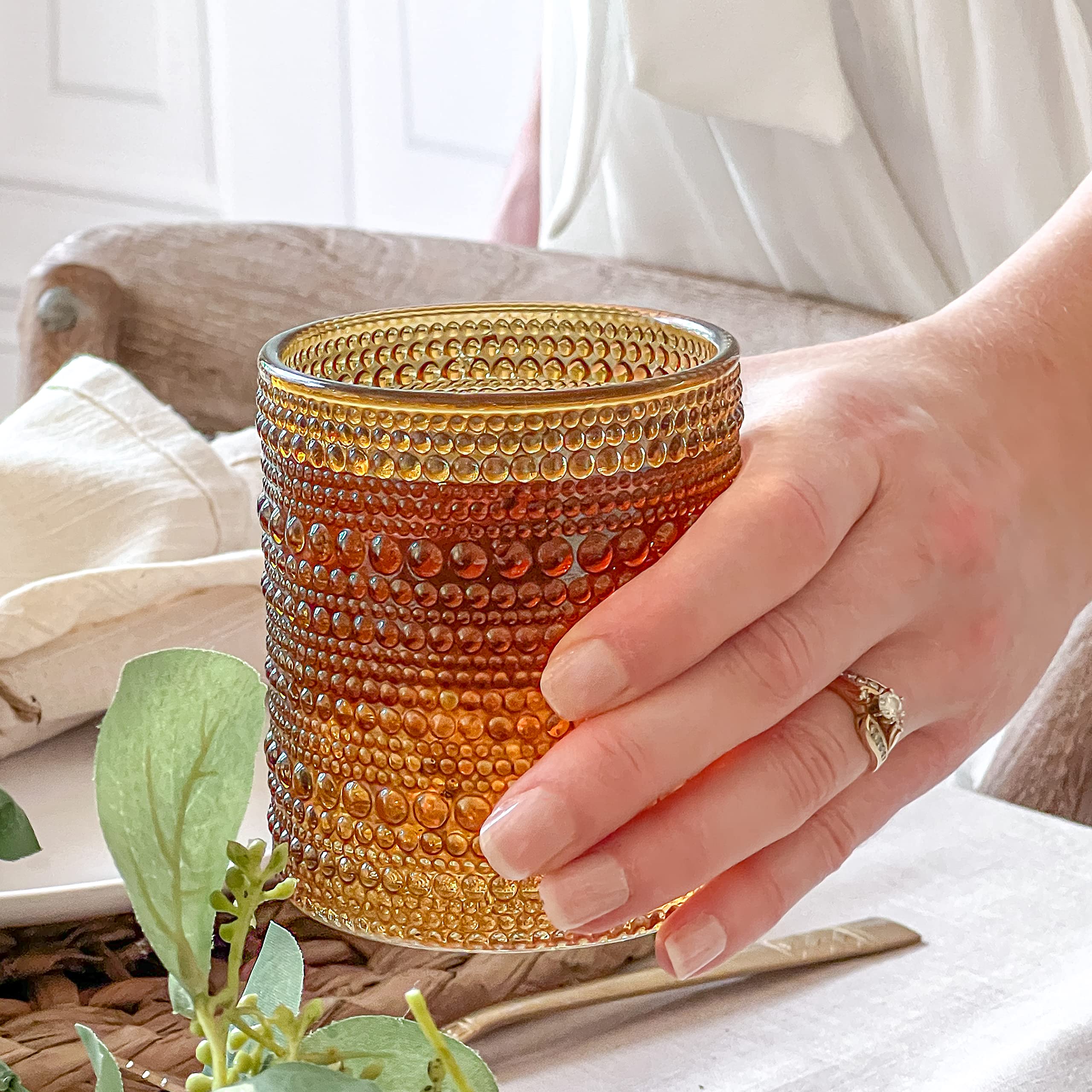Kate Aspen beaded amber glasses packaged securely and gift-ready