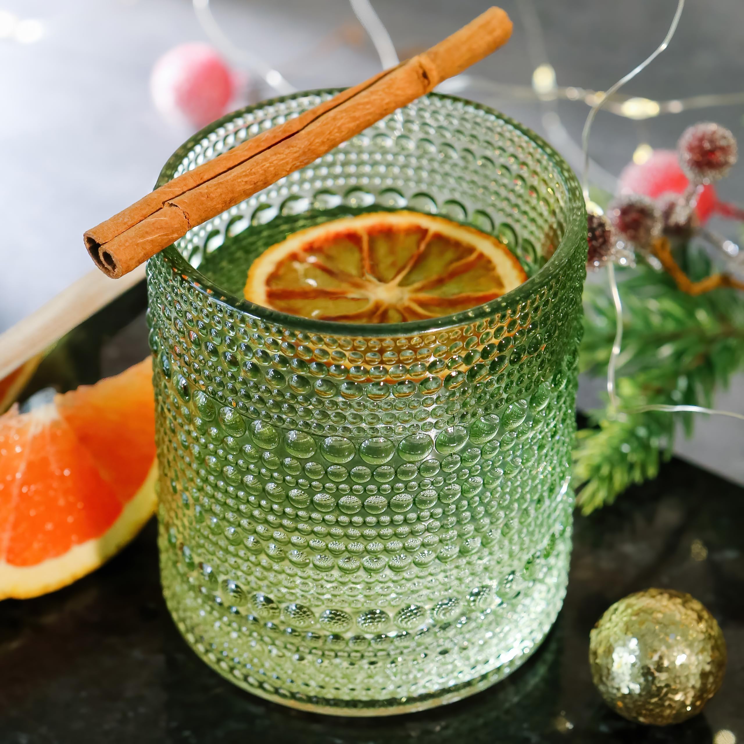 Kate Aspen Sage Green Ribbed Glasses highlight versatile water and cocktails.